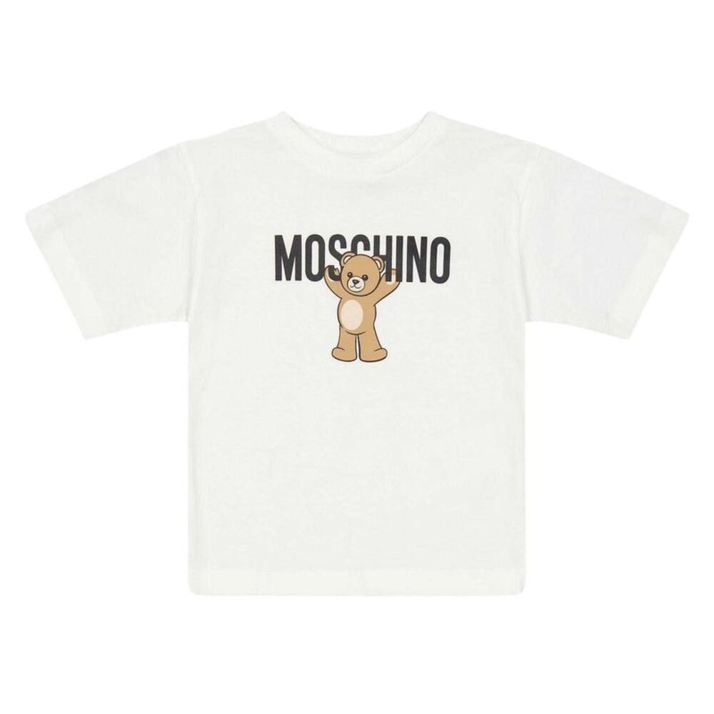 Moschino Childrens/Kids Teddy Bear Regular T-Shirt / Cloud
